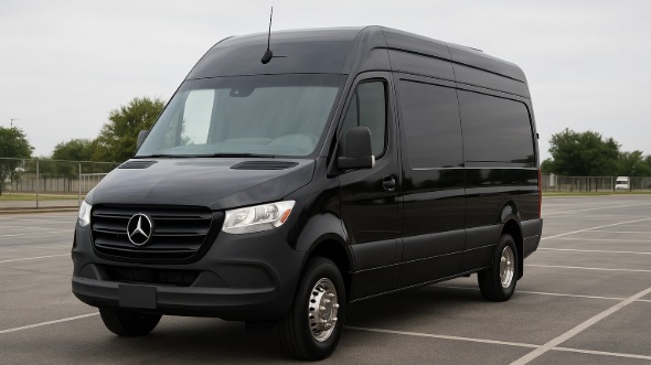 Exterior of Augusta Party Bus Company's 14 Passenger Sprinter Limousine in Augusta
