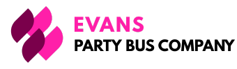 evans party bus company logo