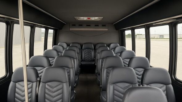 georgia 25 passenger minibus interior