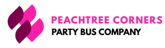 peachtree corners party bus company logo