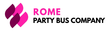 rome party bus company logo