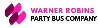 warner robins party bus company logo